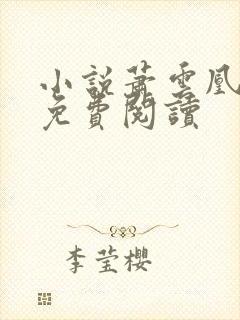 小说萧云凰初影免费阅读