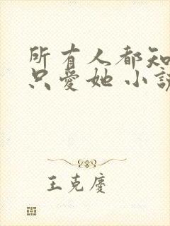 所有人都知道你只爱她 小说