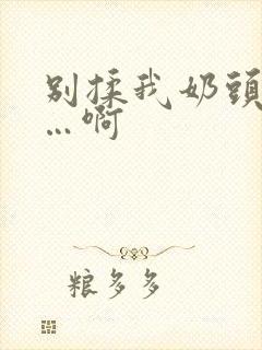 别揉我奶头…嗯…啊