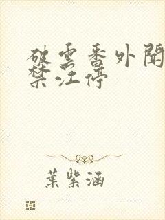 破云番外闻劭囚禁江停封面