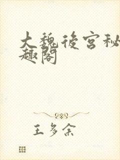 大魏后宫秘史笔趣阁