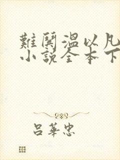 难哄温以凡桑延小说全本下载封面