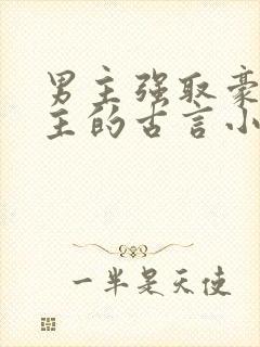 男主强取豪夺女主的古言小说