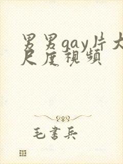 男男gay片大尺度视频
