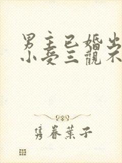 男主已婚出轨发小受三观不正的小说封面