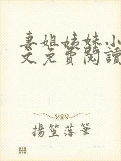 妻姐姨妹小说全文免费阅读最新章节