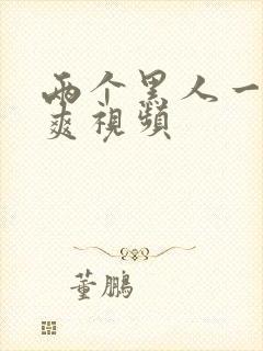 两个黑人一起操爽视频