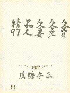 精品久久久久久97人妻免费网