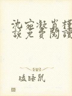 沈宛凝肖槿辰小说免费阅读全文