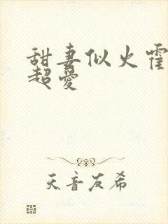 甜妻似火霍爷他超爱