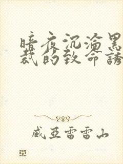 暗夜沉沦黑道总裁的致命诱惑免费阅读