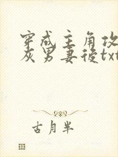 穿成主角攻的炮灰男妻后txt