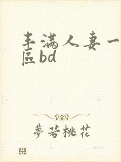 丰满人妻一区二区bd