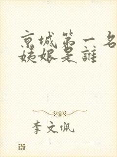 京城第一名媛赵姨娘是谁封面