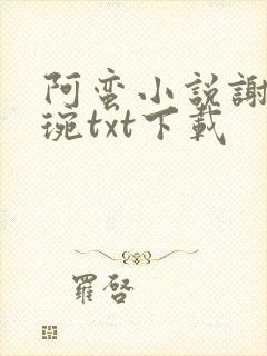 阿蛮小说谢宁卫琬txt下载