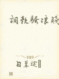 调教骚浪贱