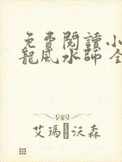 免费阅读小说寻龙风水师 全免费