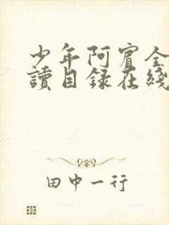 少年阿宾全文阅读目录在线阅读黄小洁