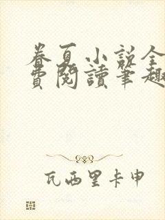 眷夏小说全文免费阅读笔趣阁