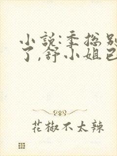 小说:季总别虐了,舒小姐已嫁人