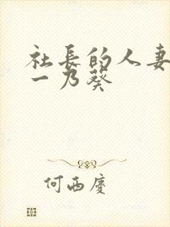 社长的人妻秘书一乃葵