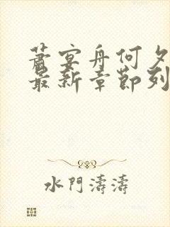 萧宴舟何夕小说最新章节列表