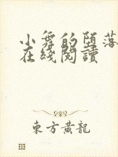 小舞的堕落小说在线阅读