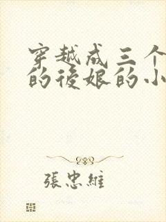 穿越成三个反派的后娘的小说