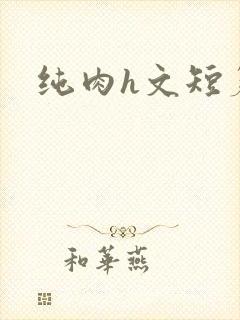 纯肉h文短篇