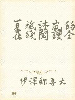 夏斌沐岚的小说在线阅读全文