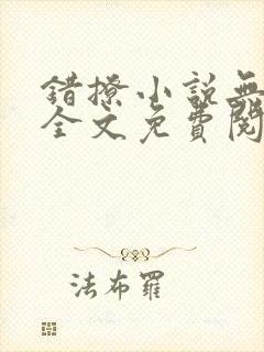 错撩小说无删减全文免费阅读