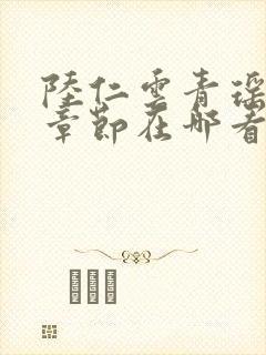 陆仁云青瑶最新章节在哪看