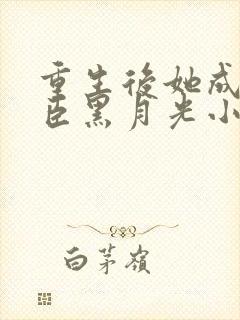 重生后她成了权臣黑月光小说