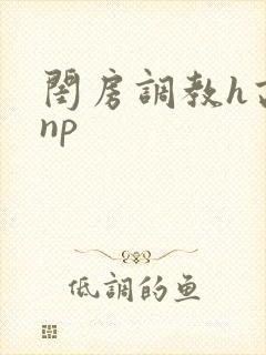 闺房调教h高辣np封面