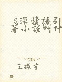 《深情诱引》原著小说叫什么名字