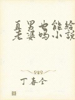 直男也能给人当老婆吗小说