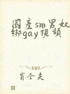 国产sm男奴捆绑gay视频