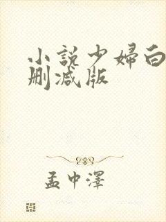 小说少妇白洁无删减版
