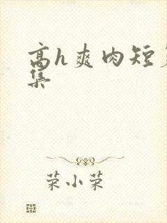 高h爽肉短篇合集