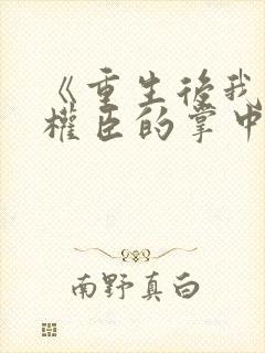 《重生后我成了权臣的掌中娇