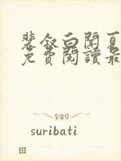 裴叙白闻夏小说免费阅读最新章节封面