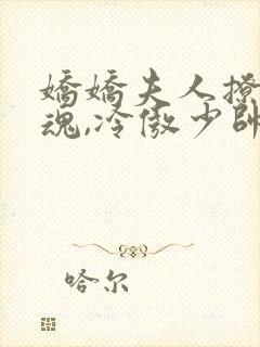 娇娇夫人撩人心魂,冷傲少帅拿命宠