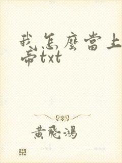 我怎么当上了皇帝txt