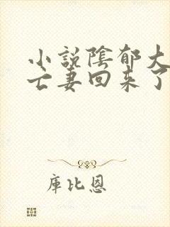 小说阴郁大佬的亡妻回来了免费阅读