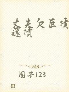 丈夫欠巨债妻子还债