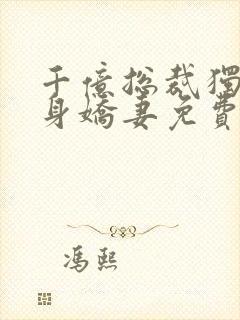 千亿总裁独宠替身娇妻免费完整版