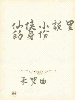 仙侠小说里男主的身份