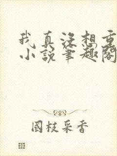 我真没想重生啊小说笔趣阁封面