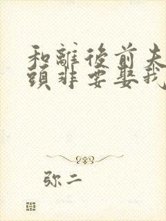 和离后前夫死对头非要娶我季含漪