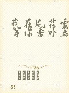 我在风花雪月里等你番外篇